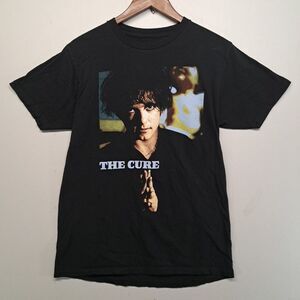 The Cure T-Shirt Medium M Black Robert Smith Double Sided Ice Cream Band Tee